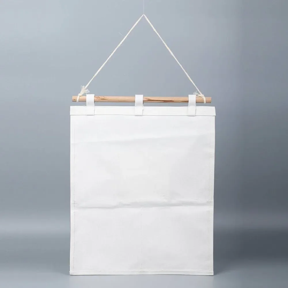 Stripe Pattern Hanging Storage Bag Organizer